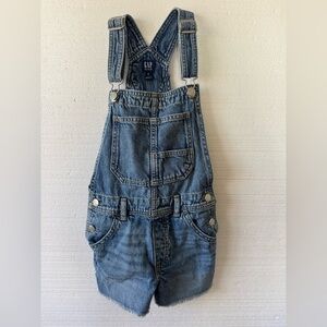 GAP Classic Blue Denim Overalls girl